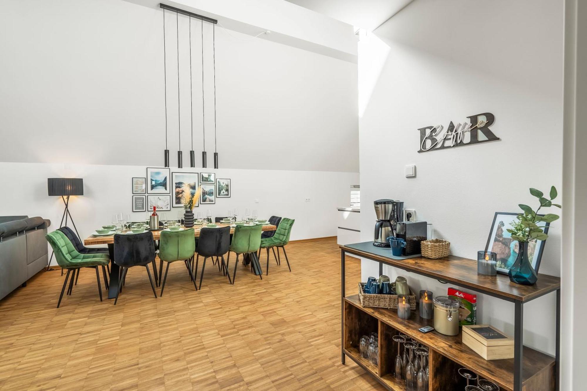 维尔茨堡Dnd Design Loft I 170Qm I Parken I Balkon I Workstation I Netflix I Kaffee I Waschmaschine I Trockner I Xbox I Ausblick公寓 外观 照片