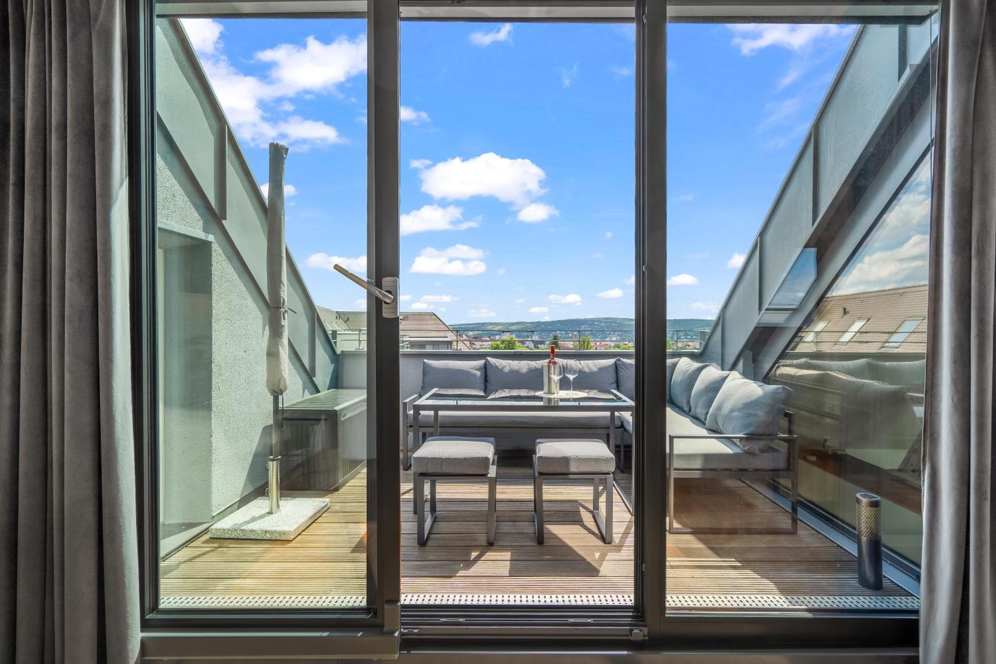 维尔茨堡Dnd Design Loft I 170Qm I Parken I Balkon I Workstation I Netflix I Kaffee I Waschmaschine I Trockner I Xbox I Ausblick公寓 外观 照片