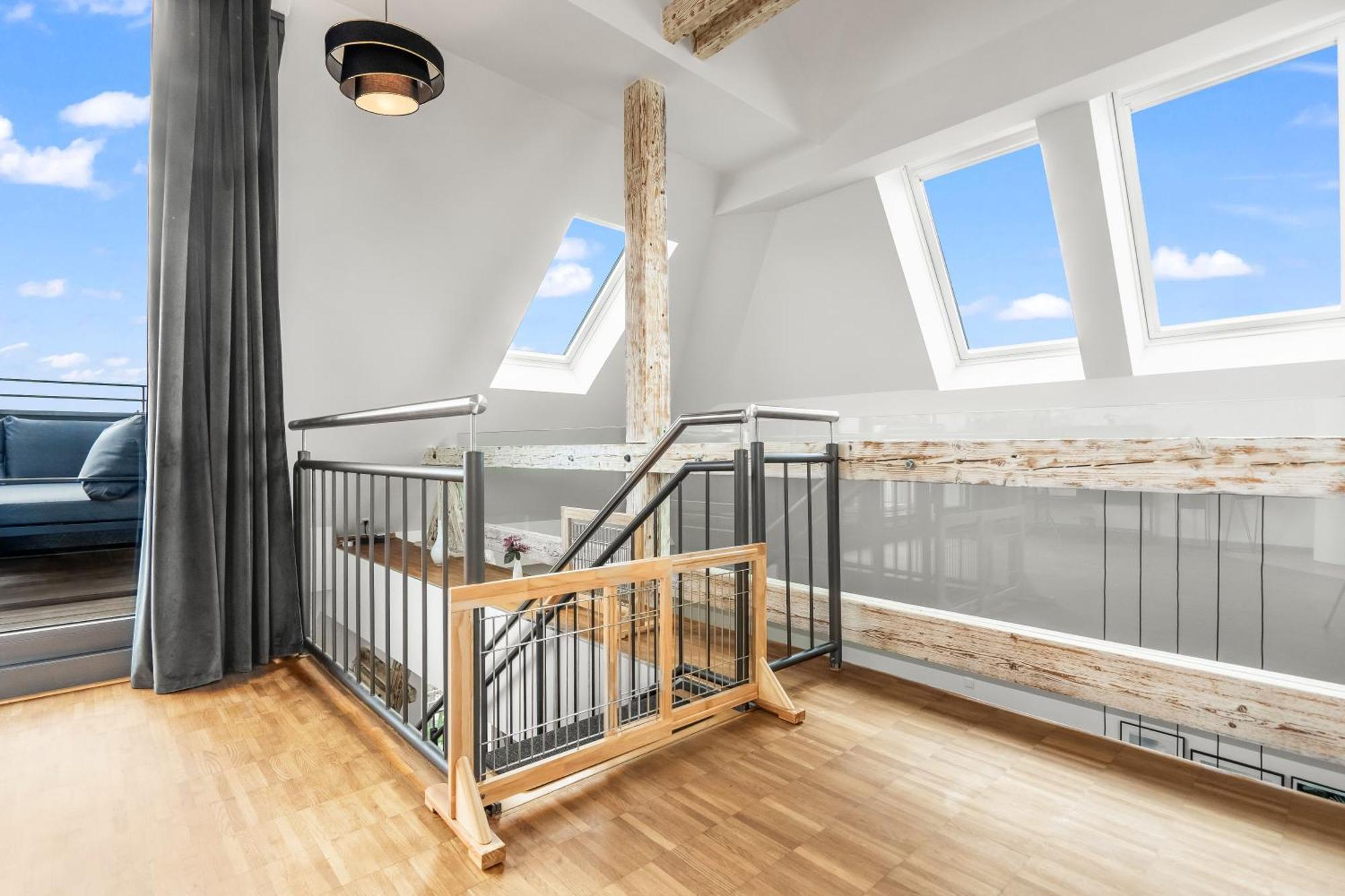 维尔茨堡Dnd Design Loft I 170Qm I Parken I Balkon I Workstation I Netflix I Kaffee I Waschmaschine I Trockner I Xbox I Ausblick公寓 外观 照片